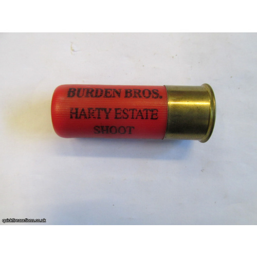 12G BURDEN BROS HARTY ESTATE SHOOT CARTRIDGE [INERT]