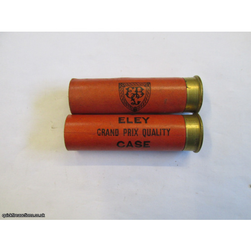 16G N.P.E. ELEY GRAND PRIX QUALITY CASE NOBEL CARTRIDGE  [INERT]