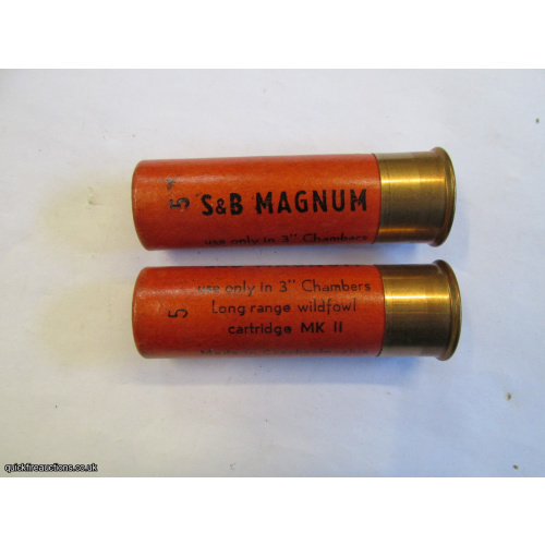 12G 3 inch SELLIER & BELLOT MAGNUM WILDFOWL CARTRIDGE  [INERT]