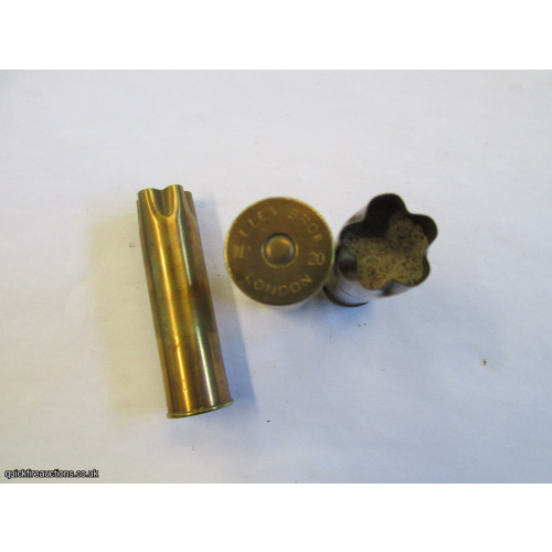 20G ELEY BROS LONDON BRASS CARTRIDGE  [INERT]