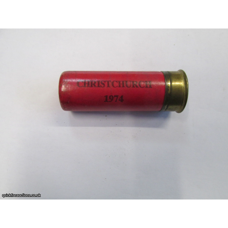 12G NEW ZEALAND CHAMPIONSHIPS 1974 CARTRIDGE  [INERT]