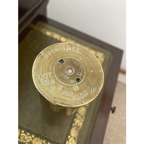 WW2 2 pounder shell case british naval
