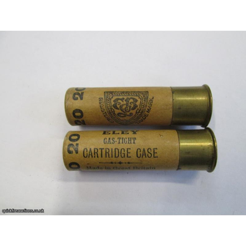 20G R.T.O. ELEY GAS-TIGHT CASE GASTIGHT CARTRIDGE  [INERT]
