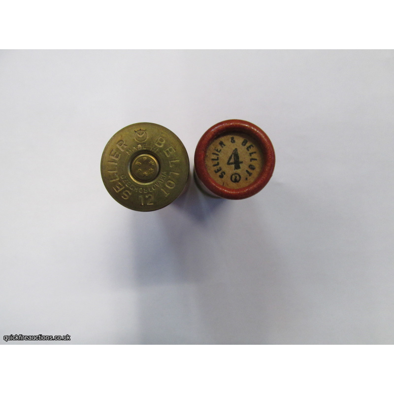 12G R.T.O. TC & HS= SELLIER & BELLOT PLAIN ORANGE TUBE CARTRIDGE  [INERT]
