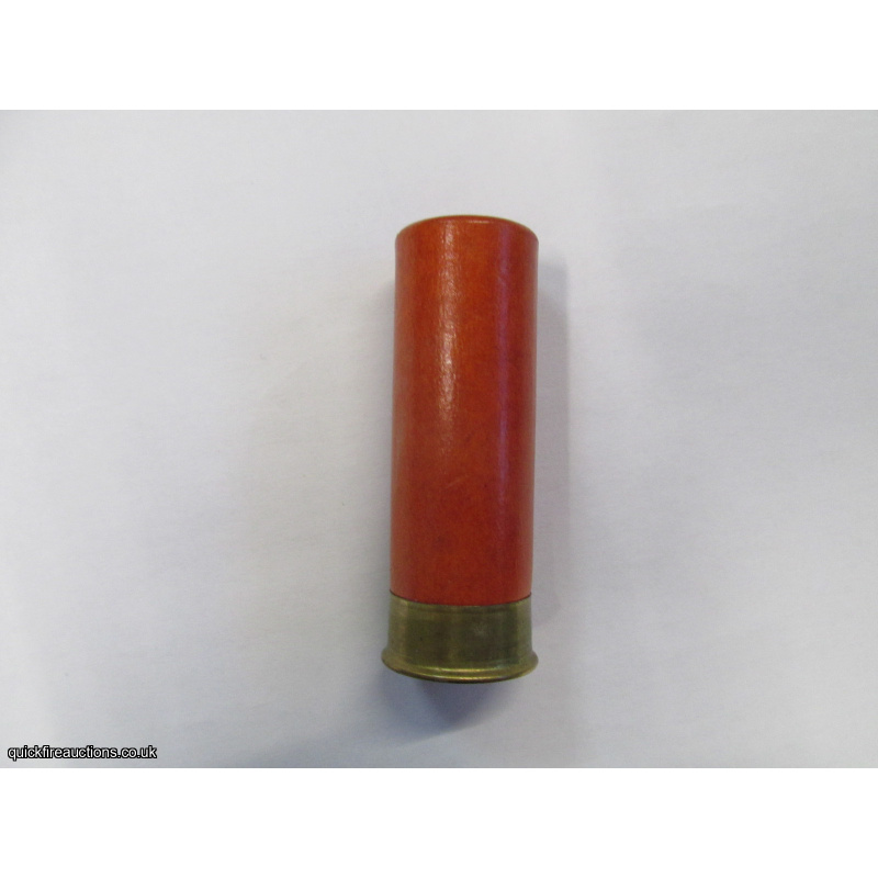 12G R.T.O. TC & HS= SELLIER & BELLOT PLAIN ORANGE TUBE CARTRIDGE  [INERT]