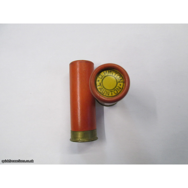12G R.T.O. TC=G. HINTON TAUNTON PLAIN ORANGE TUBE CARTRIDGE  [INERT]
