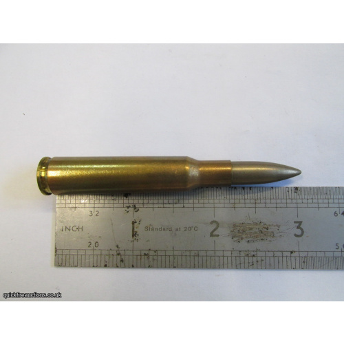 1 X DWM K 7 X 57 POINTED BULLET INERT