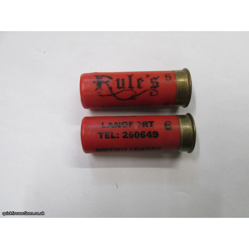 12G RULES CARTRIDGE [INERT]