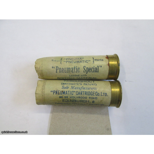 12G PNEUMATIC SPECIAL BLUE PRINT EMPTY FIRED CASE