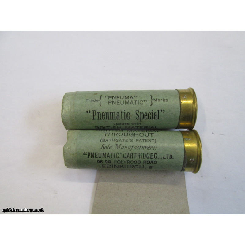 12G PNEUMATIC SPECIAL BLACK PRINT EMPTY FIRED CASE