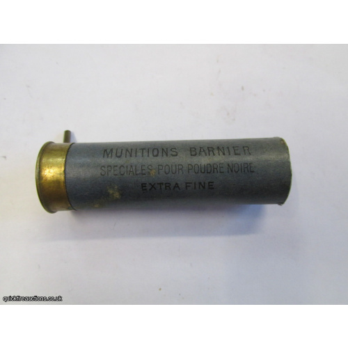 14G PIN-FIRE MUNITIONS BARNIER FF  EMPTY  CASE