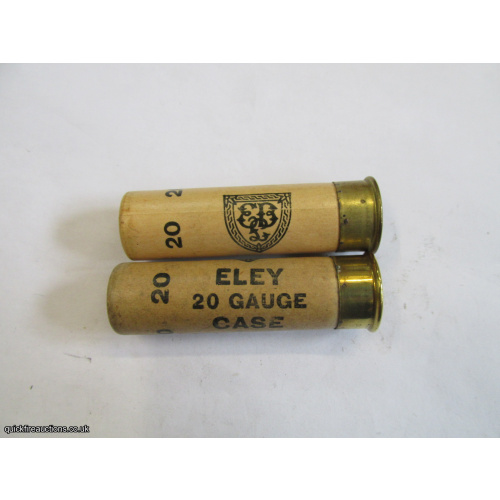20G R.T.O. ELEY 20 GAUGE CASE NOBEL CREAM CARTRIDGE  [INERT]