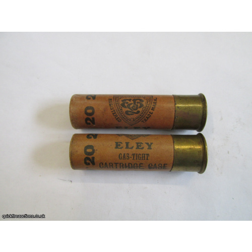 20G R.T.O. ELEY GAS-TIGHT CASE LONDON CARTRIDGE  [INERT]