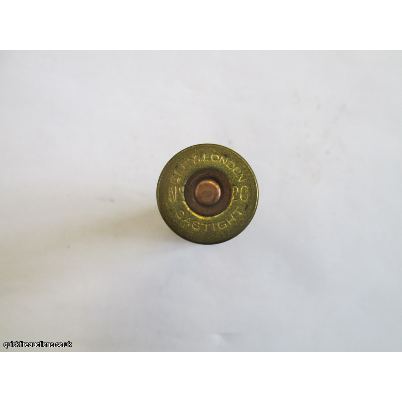 20G R.T.O. ELEY GAS-TIGHT CASE LONDON CARTRIDGE  [INERT]