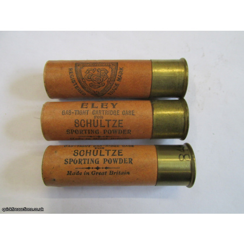 20G R.T.O. ELEY GAS-TIGHT SCHULTZE LONDON CARTRIDGE  [INERT]