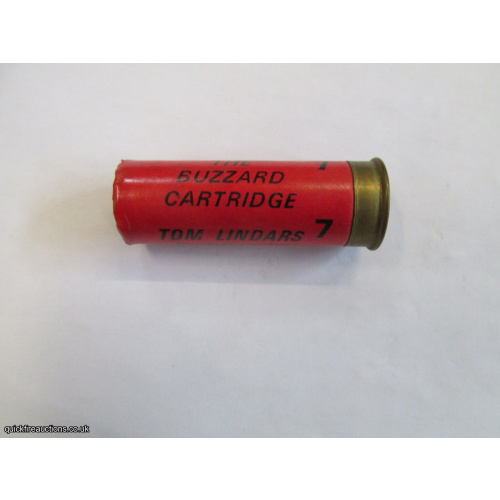 12G LINDARS THE BUZZARD EMPTY FIRED CASE