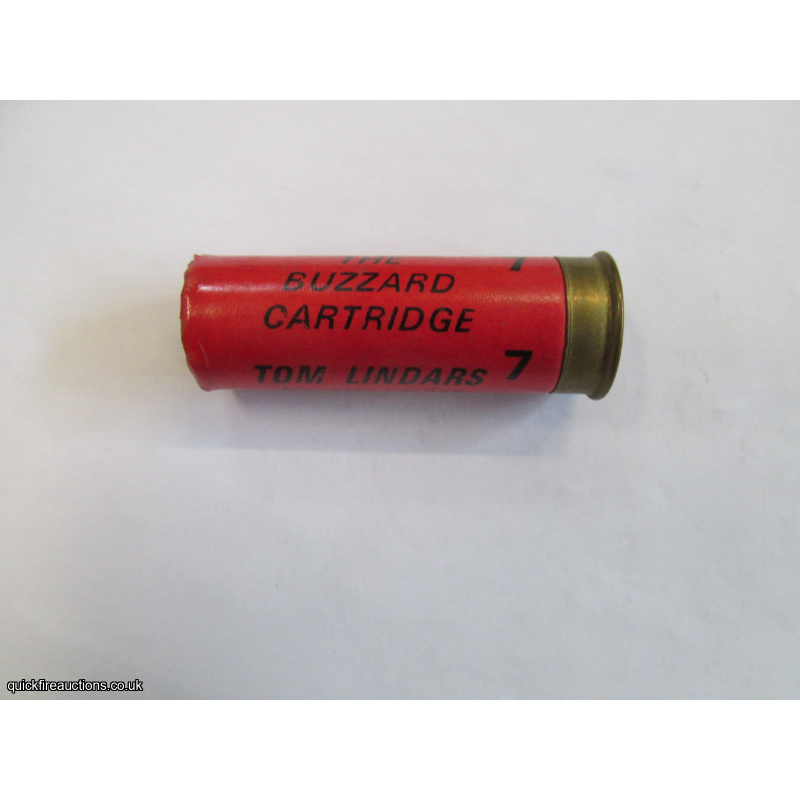 12G LINDARS THE BUZZARD EMPTY FIRED CASE