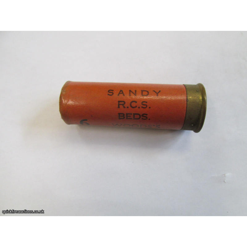 12G SANDY R.C.S. WOODS UNIVERSAL EMPTY FIRED CASE