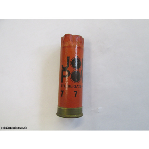12G JOHN POWELL EMPTY FIRED CASE