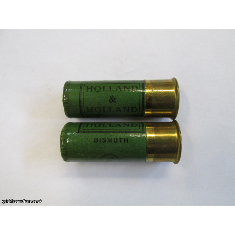 12G HOLLAND & HOLLAND BISMUTH EMPTY FIRED CASE