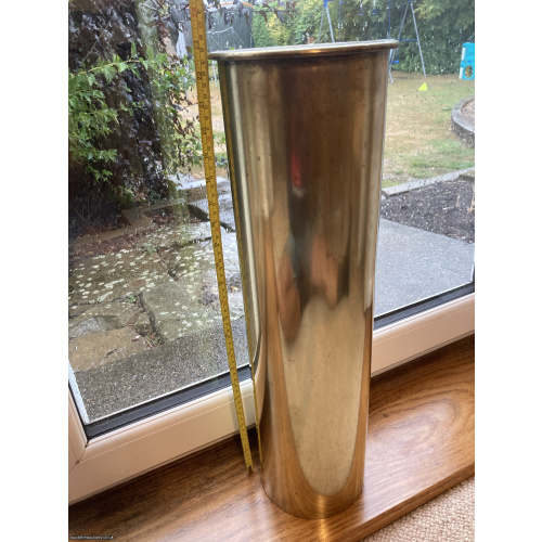 Large 1900 German Naval 15cm sk L/40 shell case 