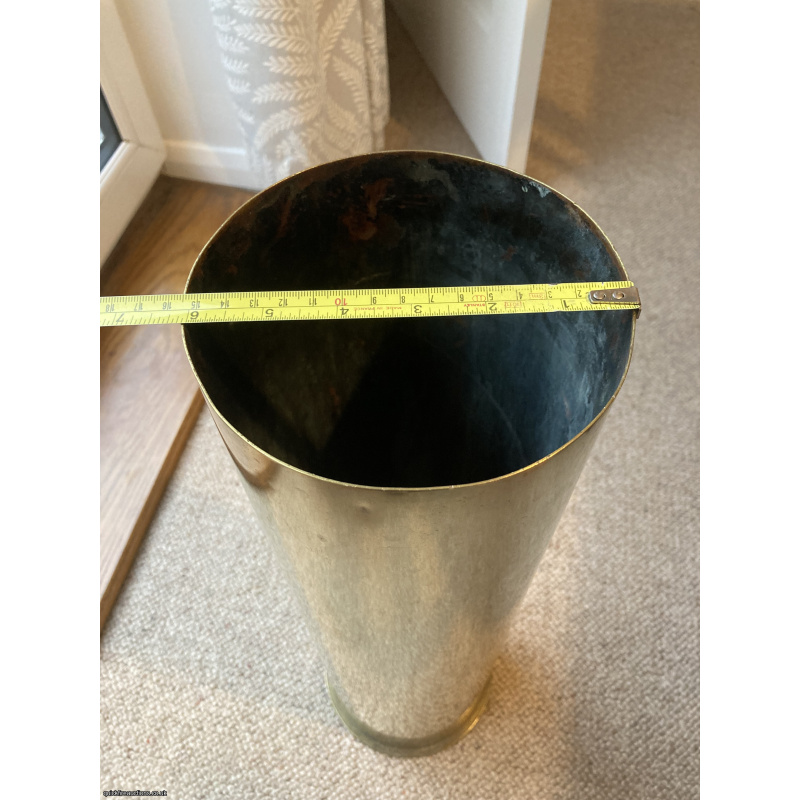 Large 1900 German Naval 15cm sk L/40 shell case 