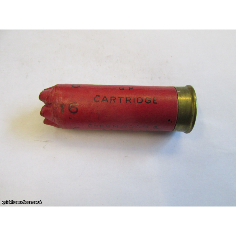 12G GREENWOOD & BATLEY THE GREENWOOD GP EMPTY FIRED CASE