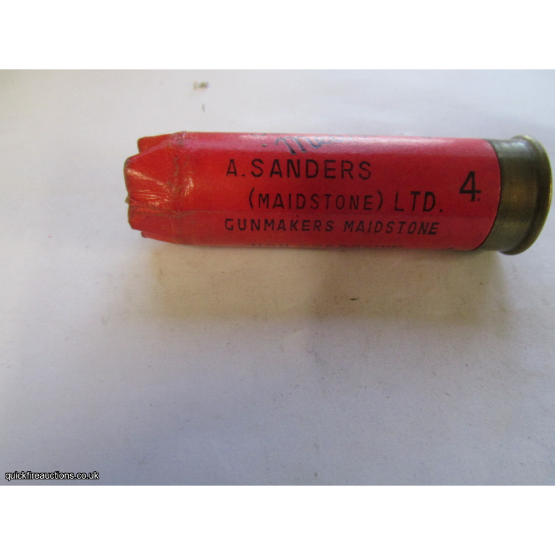 12G SANDERS MEDWAY EMPTY FIRED CASE