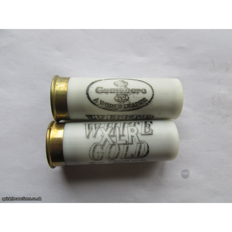 12G GAMEBORE WHITE XLR GOLD CARTRIDGE [INERT]