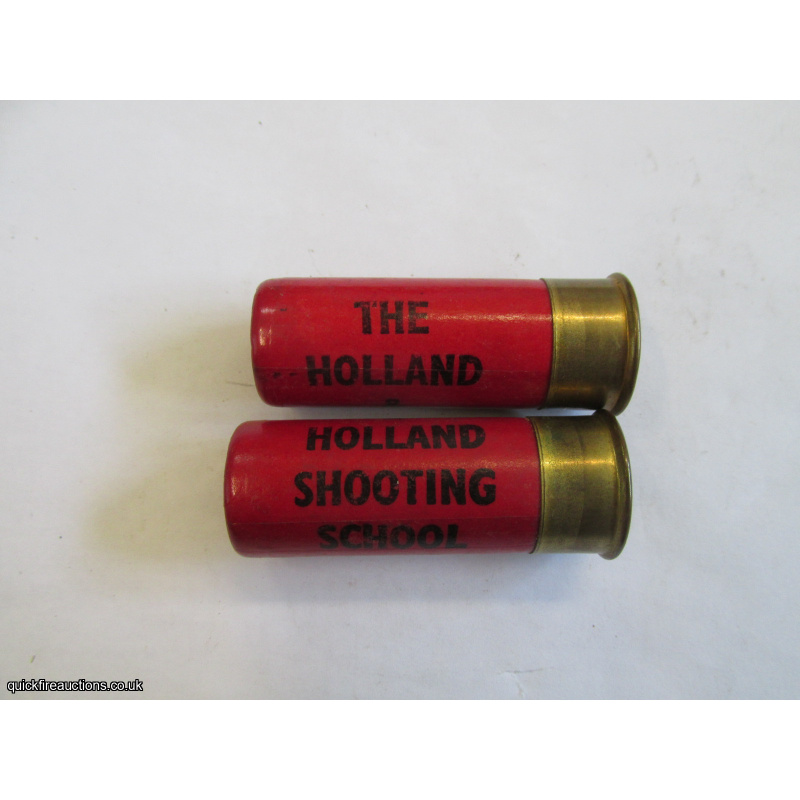 12G THE HOLLAND & HOLLAND SHOOTING SCHOOL SM PRINT CARTRIDGE  [INERT]