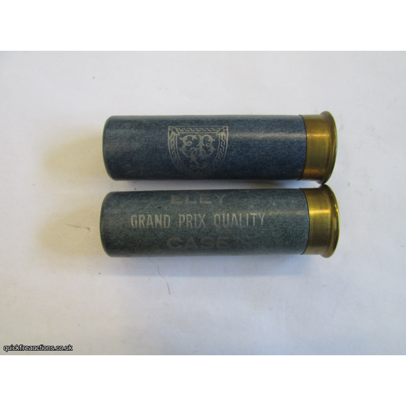 16G R.T.O. ELEY GRAND PRIX QUALITY CASE SM PR NOBEL SILVER PR CARTRIDGE  [INERT]