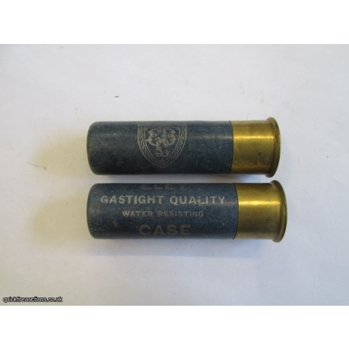 16G R.T.O. TC=PURDEY ELEY GASTIGHT QUALITY SM NOBEL SILVER PRINT CARTRIDGE  [INERT]