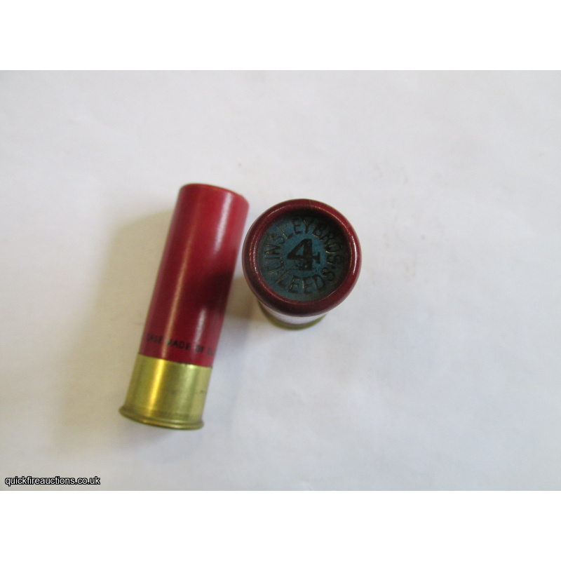 12G R.T.O. TC=LINSLEY BROS LEEDS PLAIN RED TUBE CARTRIDGE  [INERT]