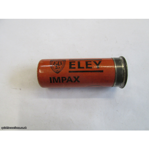 12G ELEY IMPAX LARGE PRINT DARK ORANGE CARTRIDGE  [INERT]