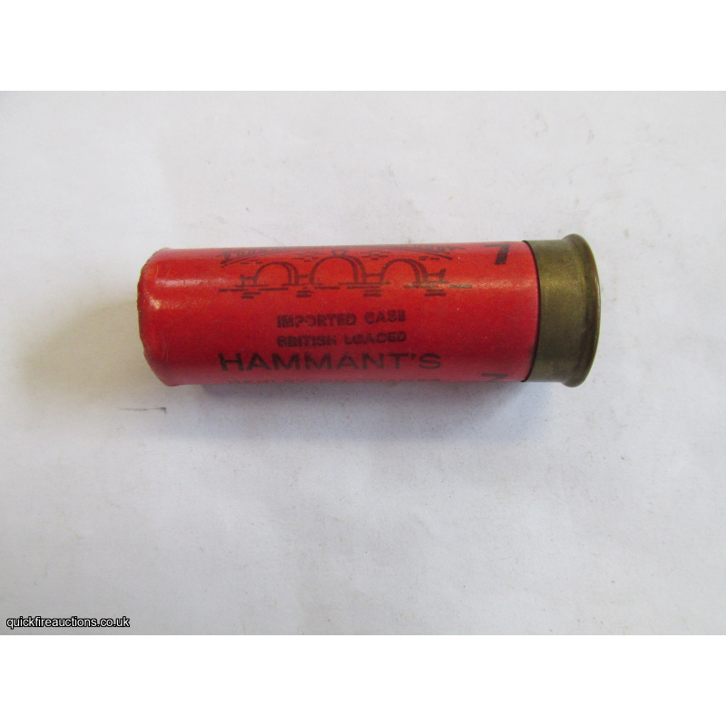 12G HAMMENTS BLUE ROCK EMPTY FIRED CASE