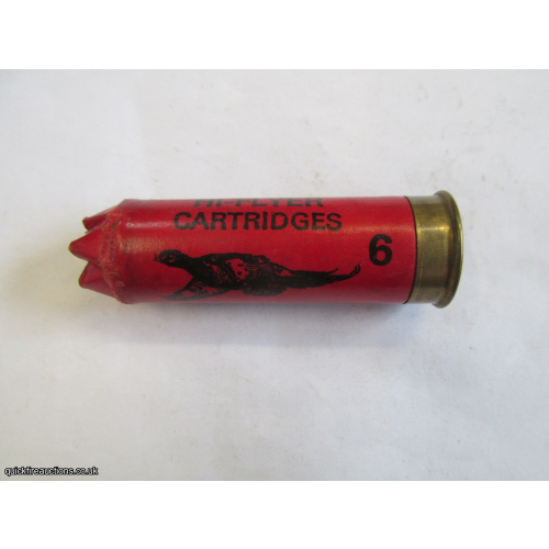 12G BORROWS HI-FLYER EMPTY FIRED CASE