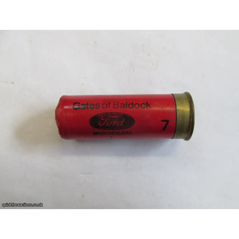 12G GATES FORD MAIN DEALERS EMPTY FIRED CASE