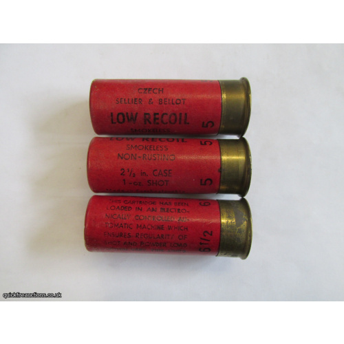 12G SELLIER & BELLOT LOW RECOIL CARTRIDGE  [INERT]
