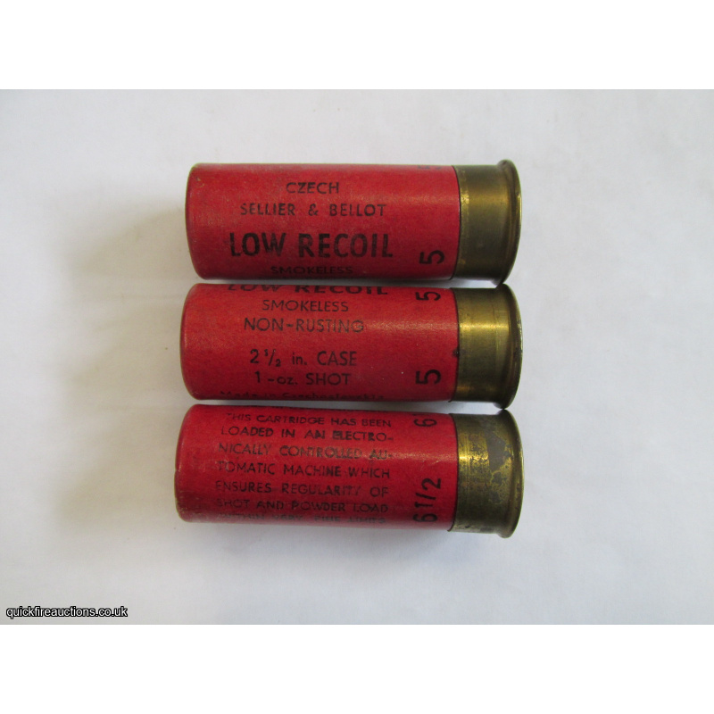 12G SELLIER & BELLOT LOW RECOIL CARTRIDGE  [INERT]