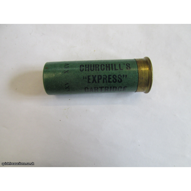 12G R.T.O. CHURCHILL EXPRESS DARK GREEN CARTRIDGE  [INERT]