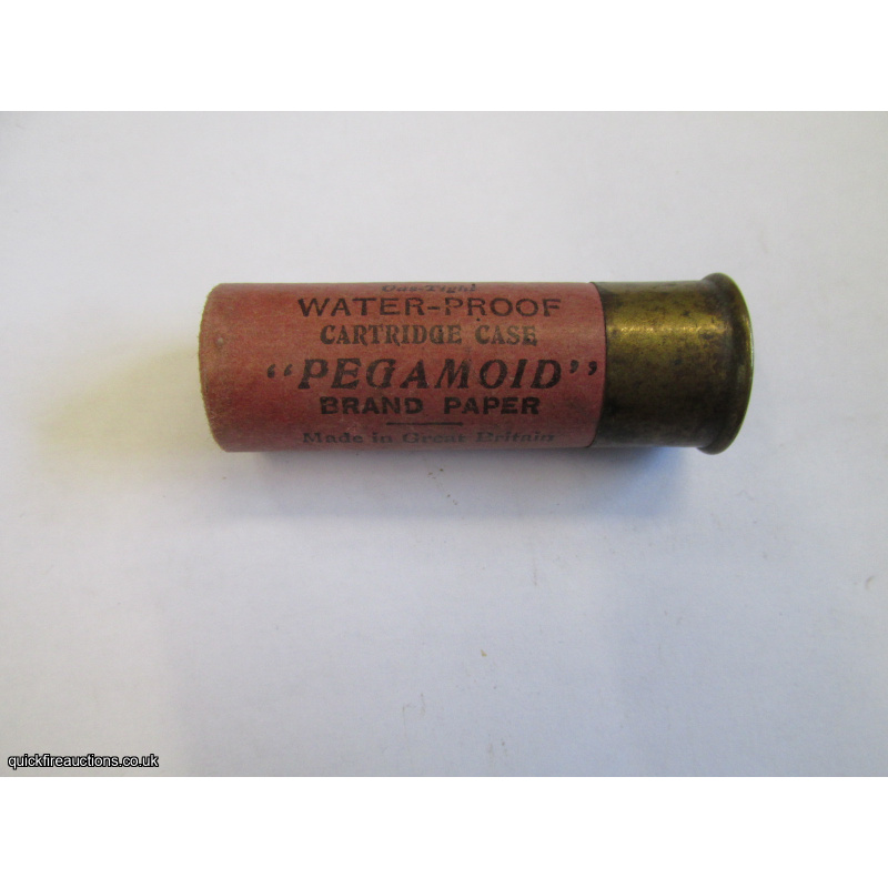 12G R.T.O. ELEY GAS-TIGHT WATERPROOF PEGAMOID GASTIGHT CARTRIDGE  [INERT]