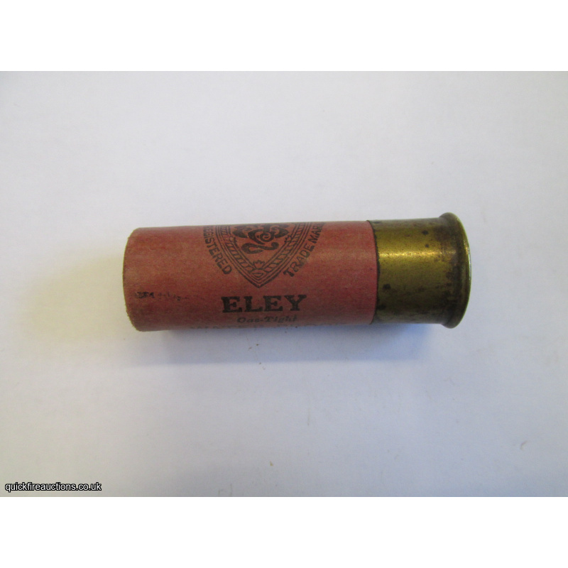 12G R.T.O. ELEY GAS-TIGHT WATERPROOF PEGAMOID GASTIGHT CARTRIDGE  [INERT]