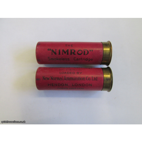 12G R.T.O. NEW NORMAL AMMO CO THE NIMROD CARTRIDGE  [INERT]