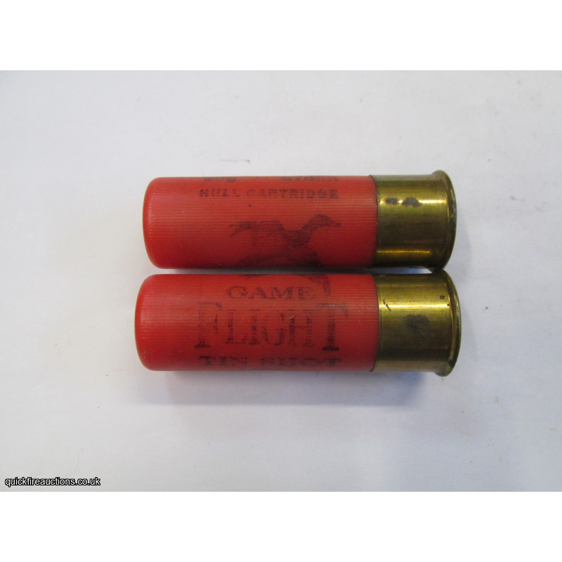 12G R.T.O. HULL GAME FLIGHT TIN SHOT CARTRIDGE [INERT]