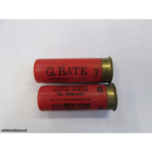 12G G. BATE GUNMAKERS CARTRIDGE [INERT]