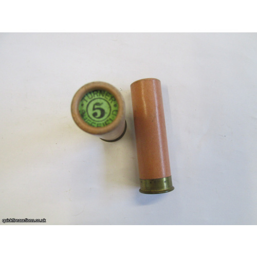 20G R.T.O. TC= TURNER SHEFFIELD PLAIN TUBE CARTRIDGE  [INERT]