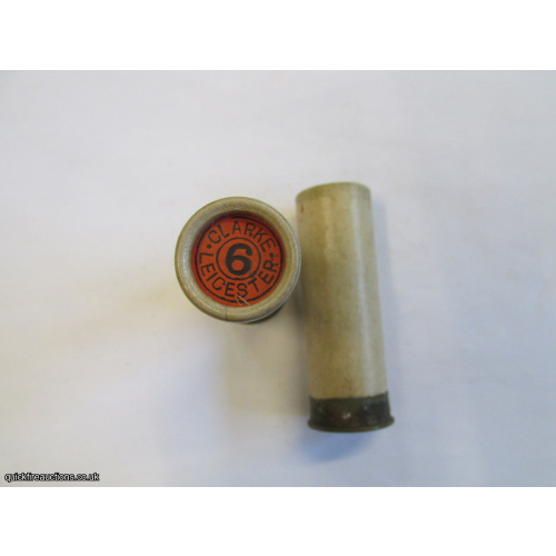 12G R.T.O. TC=CLARKE LEICESTER PLAIN CREAM TUBE CARTRIDGE  [INERT]