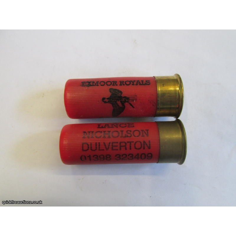 12G NICKOLSON EXMOOR ROYALS CARTRIDGE [INERT]