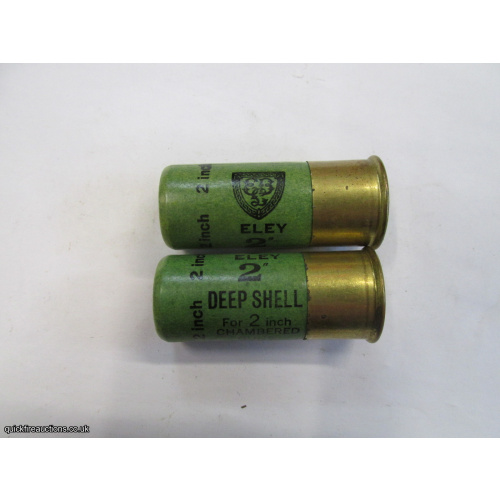 12G R.T.O. ELEY 2 inch DEEP SHELL CARTRIDGE  [INERT]