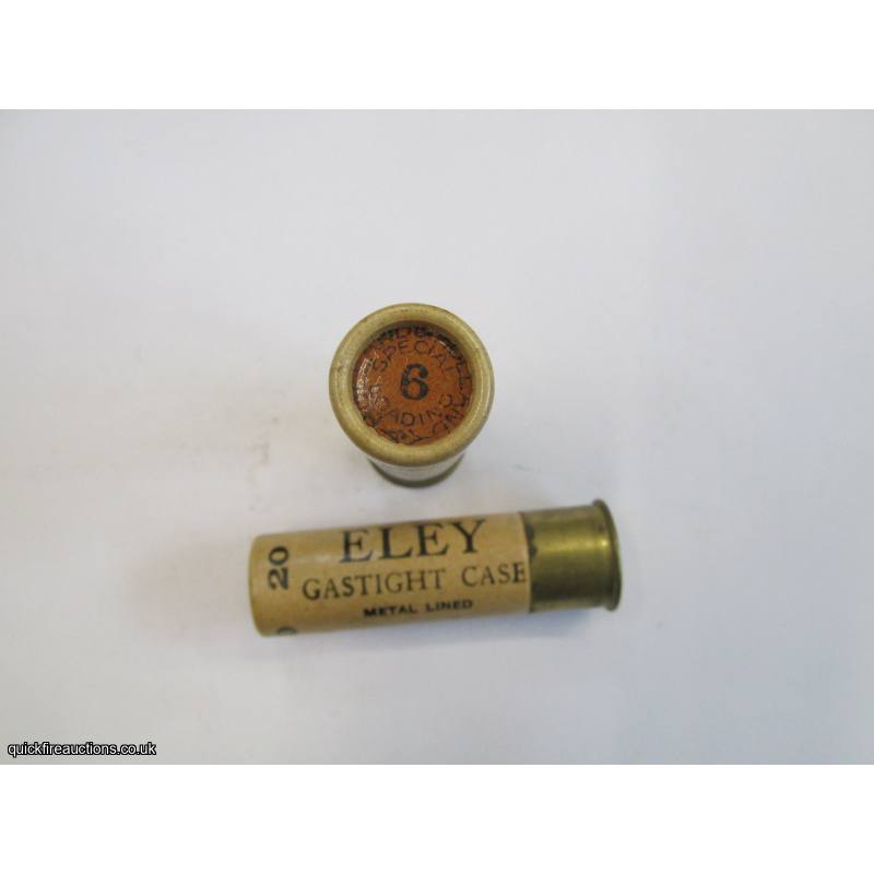 20G R.T.O. TC=HOLLAND & HOLLAND, ELEY GASTIGHT CASE NOBEL CARTRIDGE  [INERT]